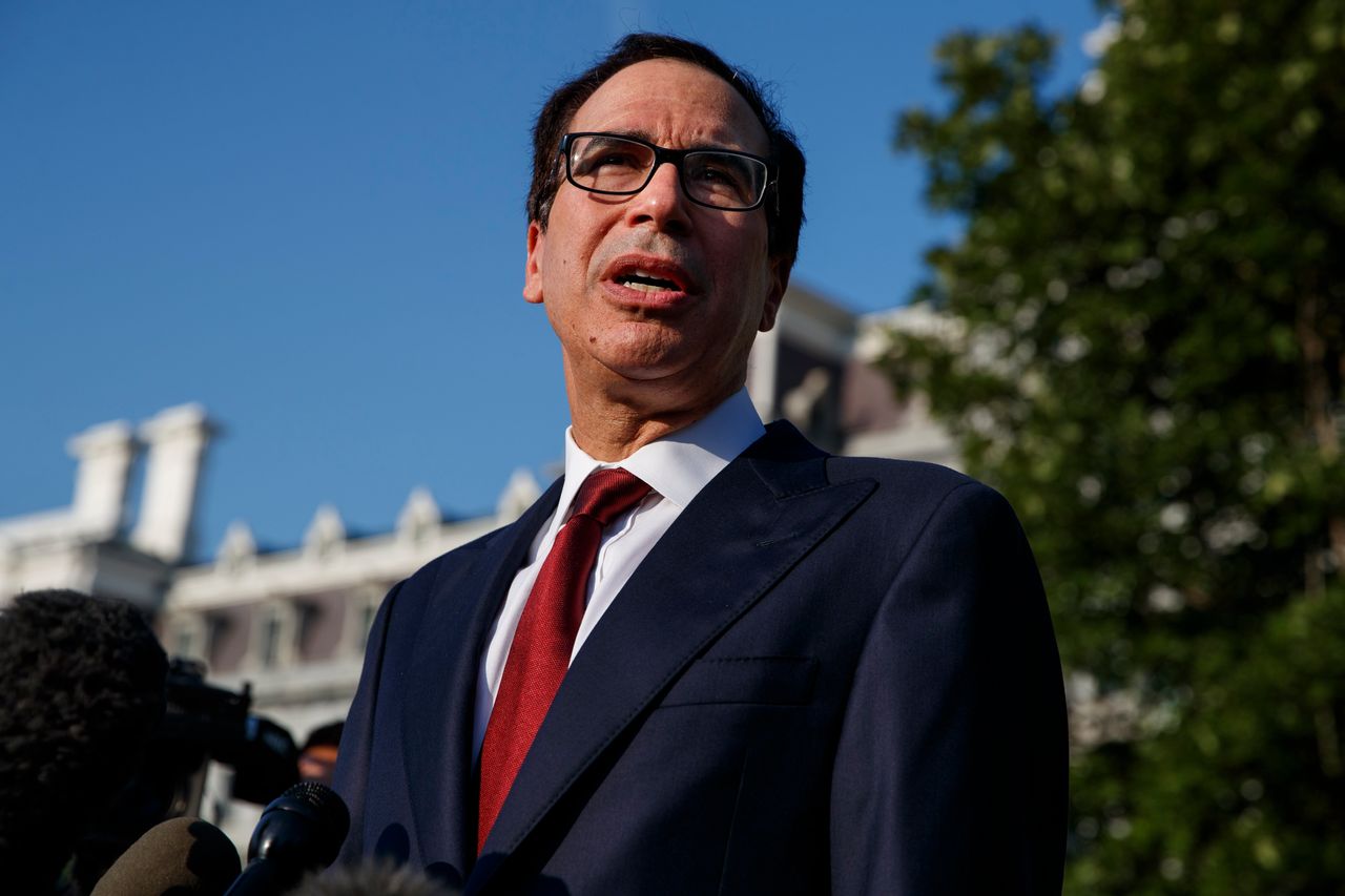 美国财政部长姆努钦_百利好